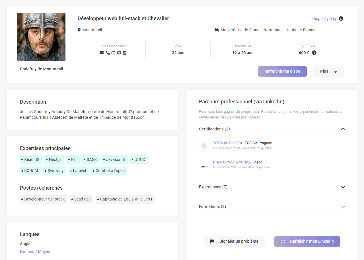 Exemple d'un profil consultant jean-michel.io